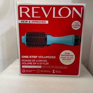 Revlon One-Step Hair Dryer & Volumizer Brush - Teal and Black